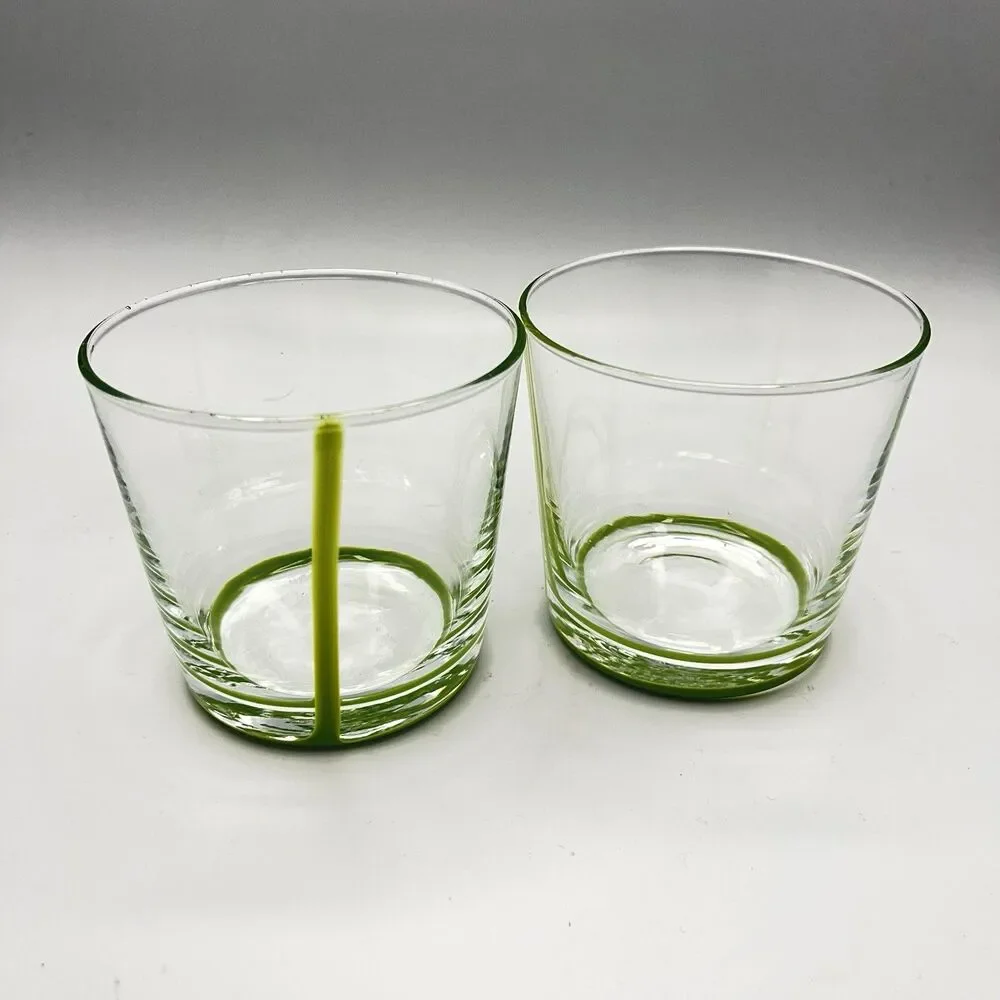 Green Glasses - Set Of 2